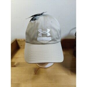 NWT Men Under Armour Khaki Adjustable Cap One Size Fits Most